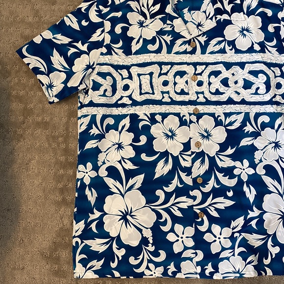 Kennington LTD Hawaiian Button Down Shirt - Picture 3 of 5